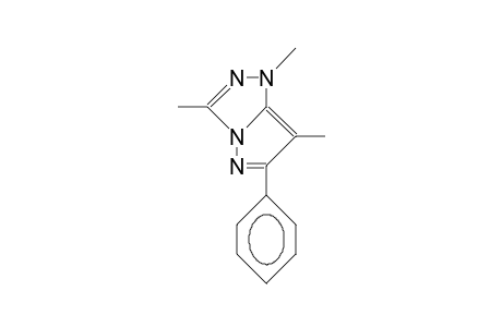 1,3,7-Trimethyl-6-phenyl-1H-pyrazolo(5,1-C)-1,2,4-triazole