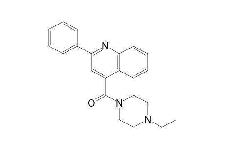 (4-Ethylpiperazin-1-yl)(2-phenylquinolin-4-yl)methanone