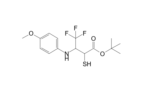 syn-tert-Butyl 2-Mercapto-3-[N-(4-methoxyphenyl)amino]-4,4,4-trifluorobutanoate