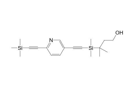 3-[dimethyl-[2-[6-(2-trimethylsilylethynyl)-3-pyridinyl]ethynyl]silyl]-3-methyl-1-butanol