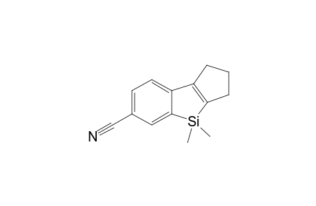 6-Cyano-1,1-dimethyl-1-sila-2,3-cyclopentenoindene