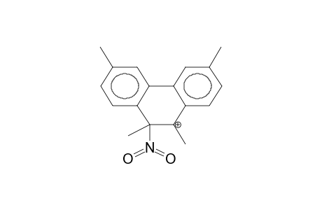 9-NITRO-3,6,9,10-TETRAMETHYLPHENANTHRENONIUM CATION