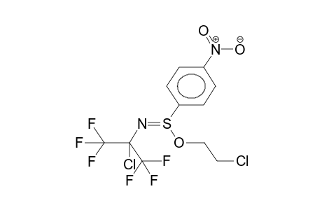 2-CHLOROETHYL N-(ALPHA-CHLOROPERFLUOROISOPROPYL)(4-NITROPHENYL)IMINOSULPHINATE