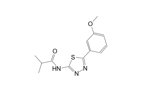 N-[5-(3-methoxyphenyl)-1,3,4-thiadiazol-2-yl]-2-methylpropanamide