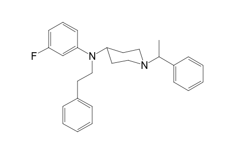 N-3-fluorophenyl-N-(2-phenylethyl)-1-(1-phenylethyl)piperidin-4-amine