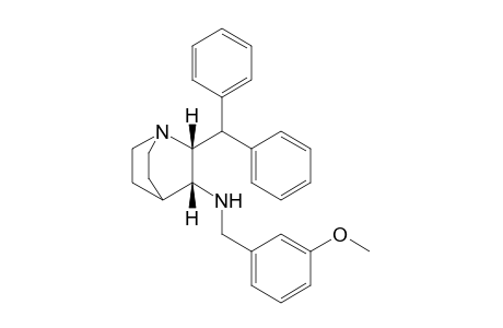 cis-2-(Diphenylmethyl)-N-[(3-methoxyphenyl)methyl]-1-azabicyclo[2.2.2]octan-3-amine