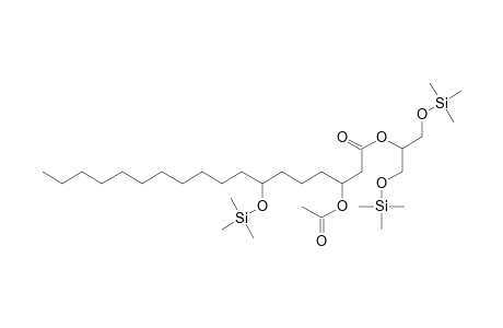 bis[(Trimethylsilyl)oxymethyl]methyl 3-acetoxy-7-[(trimethylsilyl)oxy]-octadecanoate
