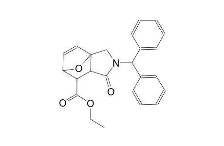 ethyl 3-benzhydryl-4-oxo-10-oxa-3-azatricyclo[5.2.1.0~1,5~]dec-8-ene-6-carboxylate