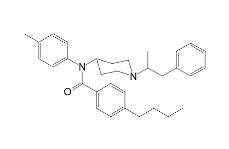 N-4-Methylphenyl-N-[1-(1-phenylpropan-2-yl)piperidin-4-yl]-4-butylbenzamide