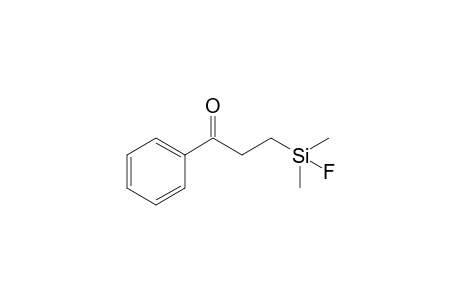 3-(Fluorodimethylsilyl)-1-phenylpropan-1-one