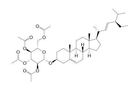 STIGMAST-5,22-DIEN-3-O-ALPHA-D-GLUCOPYRANOSIDE-TETRAACETATE