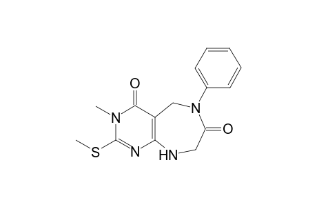 3-methyl-2-(methylthio)-6-phenyl-5,6,8,9-tetrahydro-3H-pyrimido[4,5-e][1,4]diazepine-4,7-dione