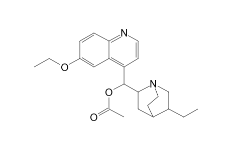 (6-Ethoxyquinolin-4-yl)({5-ethyl-1-azabicyclo[2.2.2]octan-2-yl})methanol, acetate