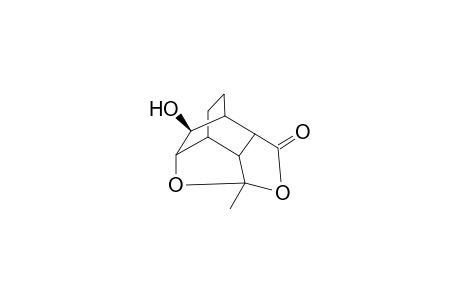 5-Methyl-9.beta.-hydroxy-3-oxo-4,11-dioxatetracyclo[5.2.1.1(5,8).0(2,6)]dodecane