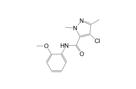 4-chloro-N-(2-methoxyphenyl)-1,3-dimethyl-1H-pyrazole-5-carboxamide