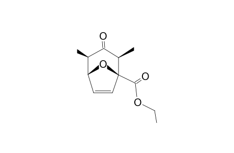 cis-exo-1-Ethoxycarbonyl-2,4-Trimethyl-8-oxabicyclo[3.2.1]oct-6-en-3-one