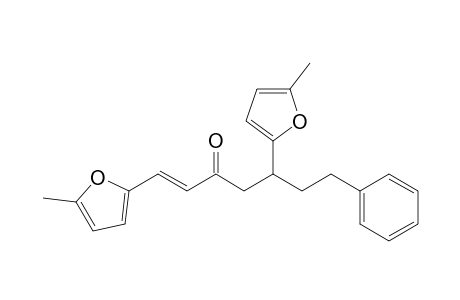 1,5-Bis(5-methyl-2-furyl)-7-phenylhept-1-en-3-one