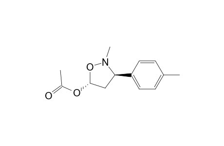 (3R,5R)-2-Methyl-3-p-tolyl-5-acetoxyisoxazolidine