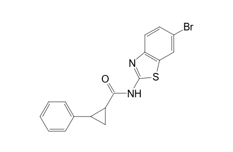 Cyclopropanecarboxamide, 2-phenyl-N-(6-bromo-2-benzothiazolyl)-