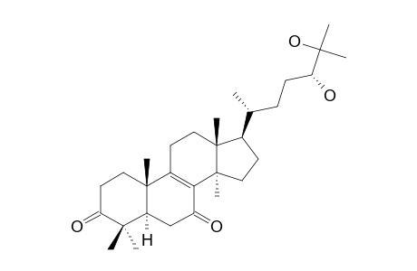 LUCIDUMOL-A;(24S)-24,25-DIHYDROXYLANOST-8-EN-3,7-DIONE