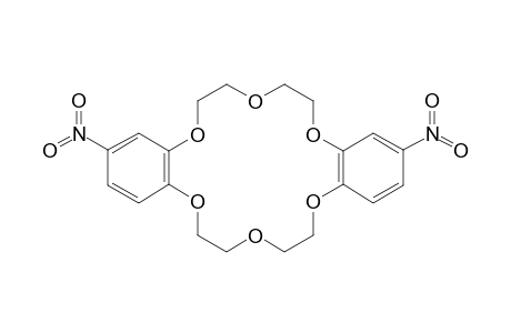 Dibenzo[b,k][1,4,7,10,13,16]hexaoxacyclooctadecin, 6,7,9,10,17,18,20,21-octahydro-2,14-dinitro-