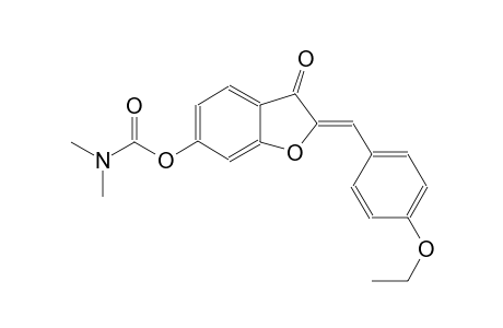 carbamic acid, dimethyl-, (2Z)-2-[(4-ethoxyphenyl)methylene]-2,3-dihydro-3-oxobenzofuranyl ester