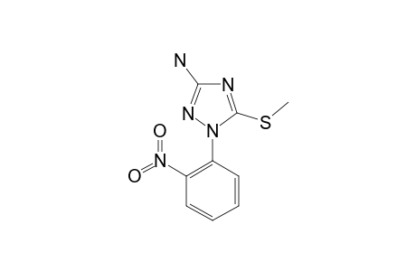 5-AMINO-3-METHYLTHIO-2-(2-NITROPHENYL)-2H-1,2,4-TRIAZOLE