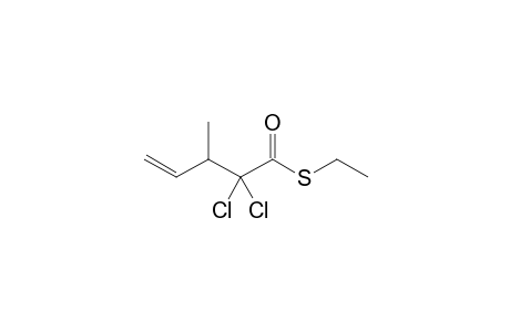 2,2-dichloro-3-methyl-4-pentenethioic acid S-ethyl ester