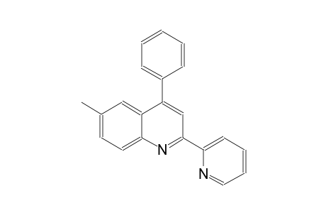 6-methyl-4-phenyl-2-(2-pyridinyl)quinoline