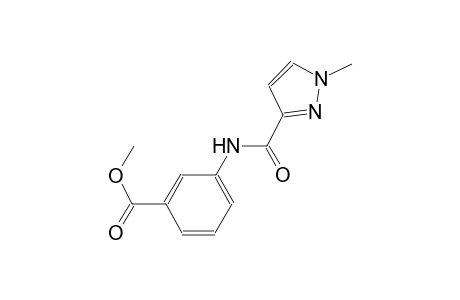 methyl 3-{[(1-methyl-1H-pyrazol-3-yl)carbonyl]amino}benzoate