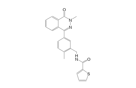 N-[2-methyl-5-(3-methyl-4-oxo-3,4-dihydro-1-phthalazinyl)benzyl]-2-thiophenecarboxamide