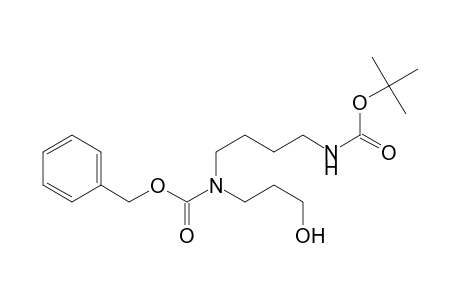 N-[(Benzyloxy)carbonyl]-N-[4-[(tert-butoxycarbonyl)amino]butyl]-N-(3-hydroxypropyl)amine