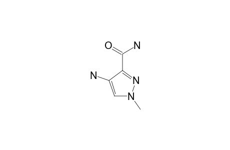 1-METHYL-3-CARBOXYAMIDO-4-AMINO-PYRAZOLE