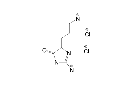 2-AMINO-5-(3-AMINOPROPYL)-1H-IMIDAZOLIN-4-ONE