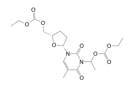[(2S,5R)-5-[3-(1-ethoxycarbonyloxyethyl)-5-methyl-2,4-bis(oxidanylidene)pyrimidin-1-yl]oxolan-2-yl]methyl ethyl carbonate