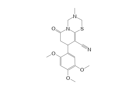 2H,6H-pyrido[2,1-b][1,3,5]thiadiazine-9-carbonitrile, 3,4,7,8-tetrahydro-3-methyl-6-oxo-8-(2,4,5-trimethoxyphenyl)-
