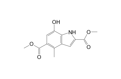 Dimethyl 7-Hydroxy-4-methyl-1H-indole-2,5-dicarboxylate