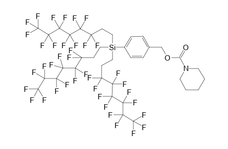 (4'-{tris[(2"-(Perfluorohexyl)ethyl]silyl}benzyl) - Piperidine-1 carboxylate