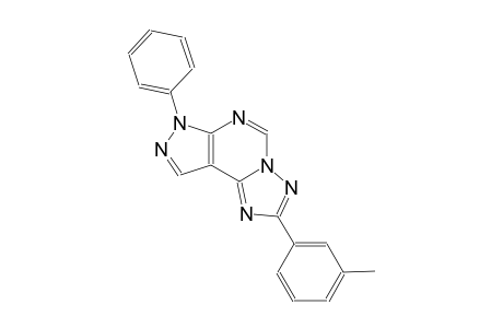 2-(3-methylphenyl)-7-phenyl-7H-pyrazolo[4,3-e][1,2,4]triazolo[1,5-c]pyrimidine
