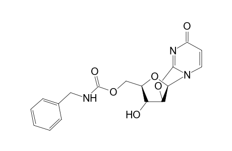 2,2'-Anhydro-1-[5-O-(N-benzylcarbamoyl).beta.-D-arabinofuranosyl]uracil
