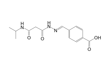 benzoic acid, 4-[(E)-[[3-[(1-methylethyl)amino]-1,3-dioxopropyl]hydrazono]methyl]-