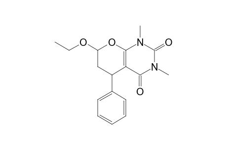 (5RS,7RS)-7-Ethoxy-1,5,6,7-tetrahydro-5-phenyl-1,3-dimethyl-2H-pyrano[2,3-d]pyrimidine-2,4(3H)-dione