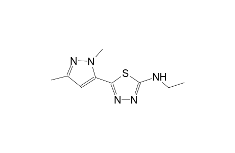 5-(1,3-dimethyl-1H-pyrazol-5-yl)-N-ethyl-1,3,4-thiadiazol-2-amine