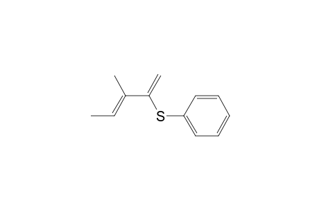 Benzene, [(2-methyl-1-methylene-2-butenyl)thio]-, (E)-