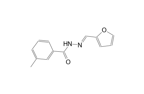 benzoic acid, 3-methyl-, 2-[(E)-2-furanylmethylidene]hydrazide