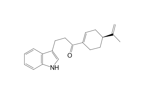 (S)-3-(1H-Indol-3-yl)-1-(4-(prop-1-en-2-yl)cyclohex-1-en-1-yl)propan-1-one