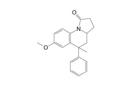 exo-1,2,3,3a,4,5-Hexahydro-7-methoxy-5-methyl-5-phenylpyrrolo[1,2-a]quinolin-1-one