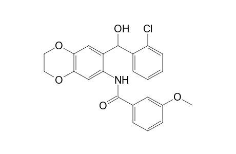 Benzamide, N-[7-[(2-chlorophenyl)hydroxymethyl]-2,3-dihydro-1,4-benzodioxin-6-yl]-3-methoxy-