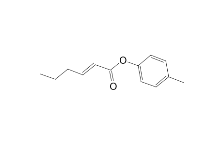 2-Hexenoic acid, 4-methylphenyl ester