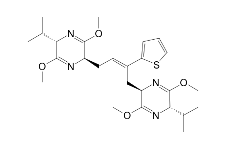 (E)-1,4-bis[(2'S,5'R)-2',5'-Dihydro-3',6'-dimethoxy-2'-isopropyl-5'-pyrazinyl)-2-(2"-thienyl)-2-butene